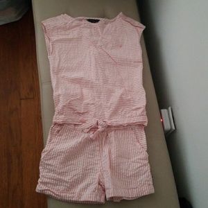 Striped romper